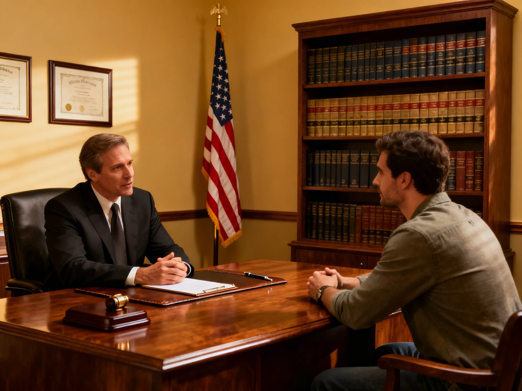 Attorney reviewing SEO strategy, multi-location personal injury law firm